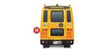 Half A Row Seat Rows Used Dongfeng 19 Seat Student Safety Car Yellow School Bus