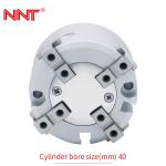Round Objects Pneumatic Cylinder Gripper 4 Jaw Easy Maintenance