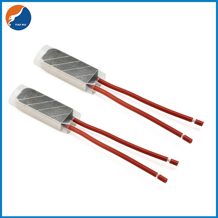 China 50A 95C 250V Metal Case Normal Closed Big Power Motor Thermostat Temperature Switch factory
