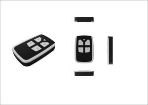 China Metal Case Garage Door Remote Control ABS Flame Retardant Material factory