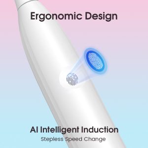 Smart Rechargeable Electric Toothbrush Soft Sonic Vibration Bristles USB Direct