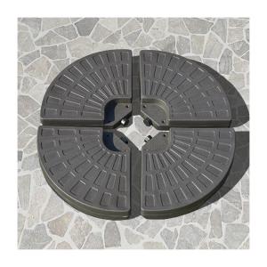 China Outdoor Furniture AJUNION 4 PCs Portable Round Parasol Base with Filled Sand or Water factory