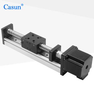 China Micro Nema 23 Ball Screw Slider Rail With Nema 23 Hybrid Stepper Motors CE Certifications factory