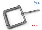 Nickle Color Metal Belt Buckle 38mm Size Polished With Plating Custom Logo