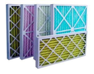 China G4 Pre Air Handler Filters Folded Cardboard Panel Primary Air Filter factory
