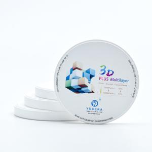 China High Translucency 57% Dental Zirconia Discs 1050 Mpa For Dental Lab factory
