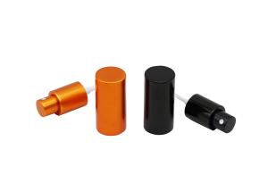 China No Spill Perfume Screw Spray Pump Aluminum Colorful 18mm Hand Sprayer factory