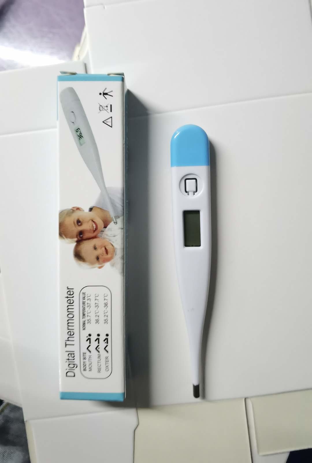 Home Use Electronic Rigid tip medical digital thermometer for fever