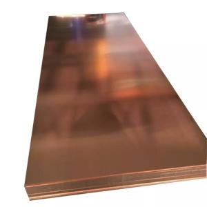 China C11000 C10200 C17200 Polished Flat Copper Plate 1-12m factory
