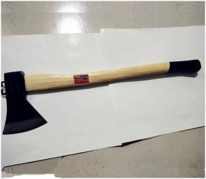 China 700 Length Wooden Handle Forged Carbon Steel Hand Working Tools Splitting Axe (XL0133-5) factory