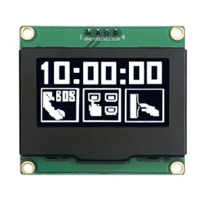 1.54 Inch OLED Module White Color 128x64 Pixels SSD1309 I2C Interface