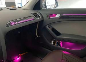China Ambient lights RGB carbon fiber or ash wood(mode design) for Audi A4 (2009-2016) factory