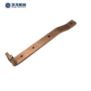 C11000 Copper Busbar Connected to Circuit Breaker in Electrical Panel ISO9001