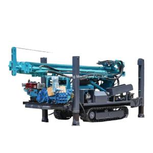 China Drilling Depth 450 Meters High Hydraulic Leg Crawler Water Well Drilling Rig factory