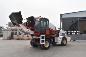 China Mixing Equipment 1cbm Self Loading Mobile Concrete Mixer Truck factory