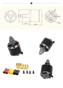 China High Quanlity rc small helicopter multicopter electric Brushless motor high power system 2817 500kv Outrunner factory