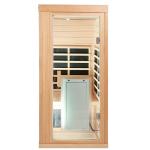 Modern Wooden Infrared Sauna Room 1 Person Infrared Steam Room