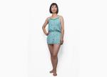 100% Polyesrter Women'S Casual Jumpsuit Custom Harness Top With Short Pant