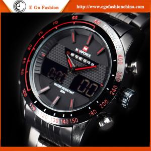 China Top Brand NAVIFORCE Watch 9024BBR LED Light Sport Watch for Boys Luxury Watch Steel Watch factory