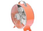 Mini Retro Table Fan 25W 120V Space Saving Chrome Grill For Home Appliance