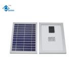 6V High Efficient Glass Solar Panel 5W Outdoor Solar Photovoltaic Panel Charger