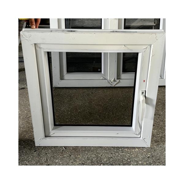 European Design UPVC Double Glazing Swing Casement Window 26*26 Inch Sizes