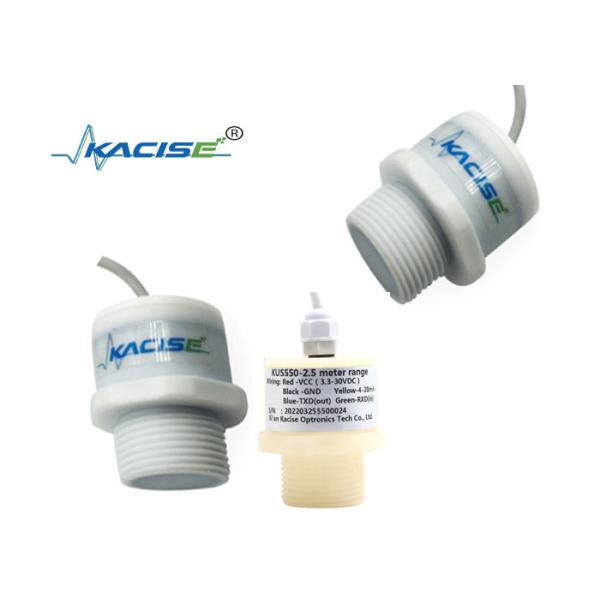 3m Intelligent Ultrasonic Transducer Sensor 5V RS485 Output PTFE Water Level