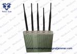 5 Antenna Mobile Phone Jammer , Cell Phone Jamming Device 3G GSM CDMA DCS