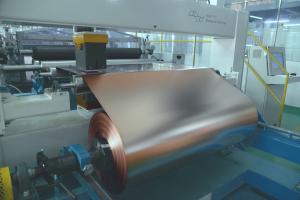 China Soft Temper ED Rolled Copper Sheet , JIMA 0.09mm Pure Copper Foil factory