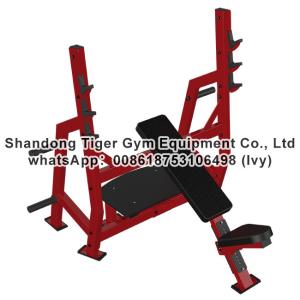 China Gym Fitness Equipment Olympic Incline Bench WT. Storage factory