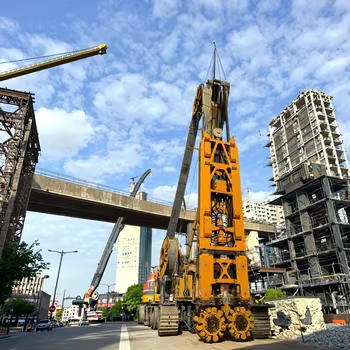 Streamlined Construction Processes Spherical Hobs Gearbox Hydromill Cutting