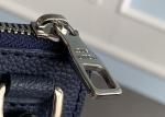 Square Women'S Genuine Leather Crossbody Bags , 18cm Blue Crossbody Handbag