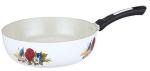 PORCELAIN ENAMELLED NON-STICK WOK,STIR FRY