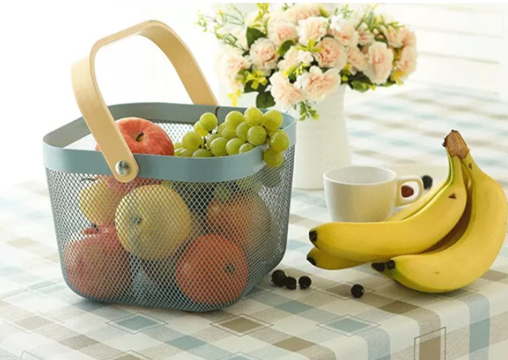 Steel Organizer Iso Wire Mesh Basket Plain Weave