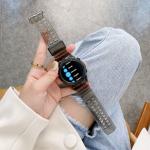 Multicolored Width 23mm TPU Transparent Strap Glacier For Huawei Watch GT2