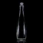 750ml 75cl Super Flint Teardrop Shaped Rum Vodka Whisky Glass Bottle With Glass