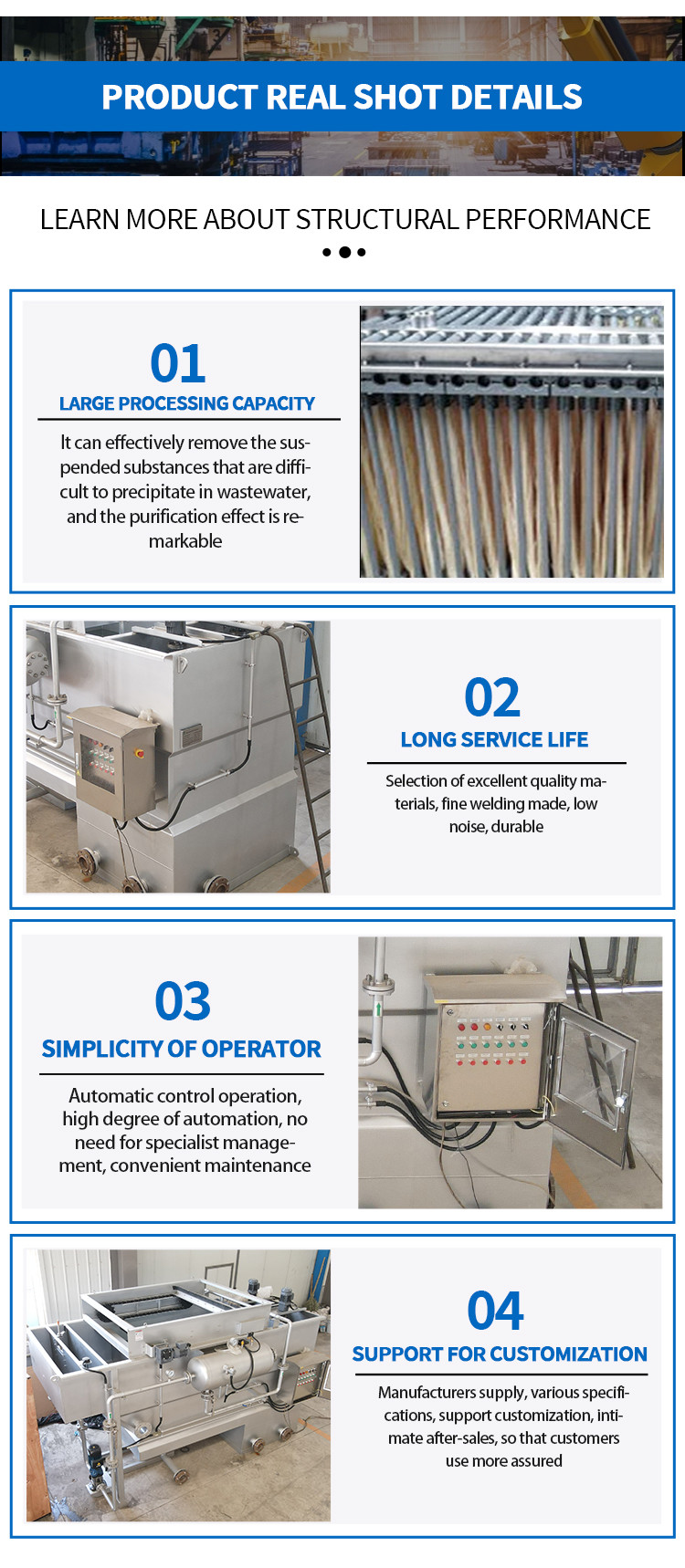 Epoxy DAF Sewage Waste Water Treatment System 500L/Hour