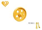 ZG50Mn Steel Bulldozer Front Idler Assembly Heat Treatment HRC 48-56