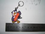 Animal Car Shaped Mini Custom PVC Keychains With Business Style