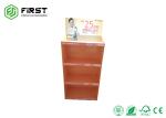 Matte Lamination Cardboard Floor Displays , Easy Advertising Cardboard Display