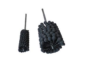 China Industrial Pipe Deburring Brush , Abrasive Ball Cross Hole Deburring Brushes factory