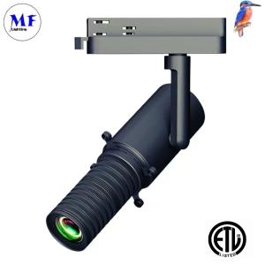 China 10W Shapable Magnetic Contour Spotlight Black/White 2700K Ra&gt;97 5 Years Warranty Lamp Fixture For Artwork factory