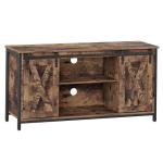 TV Cabinet with Barn Door, Farmhouse Style TV Cabinet, TV Stand with Sliding