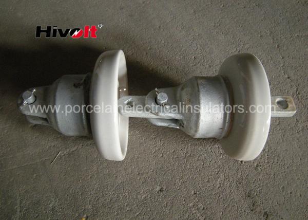 Multi Color Porcelain Suspension Insulator / Overhead Line Insulators For Earth