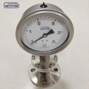 China Diaphragm Seal Pressure Gauge 10 Bar Ss316 Glycerine Filled For Chemical Oil And Gas factory