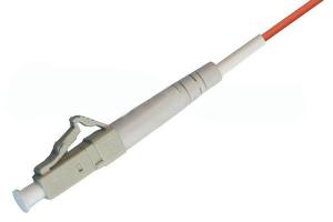 China 900um orange color High return loss, low insterion loss LC / PC - MM Fiber Optic Patch Cord factory