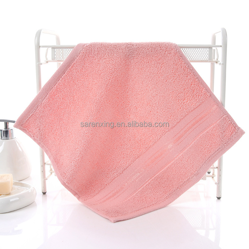 Hotel Bathroom Quick Drying Towel Custom Logo Mini Cotton Hand Towels for Luxury Bath