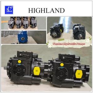 China Cast Iron Harvester Tandem Pumps HPV70 Manual Loading Mode factory