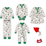 Customized children's Christmas pajamas wholesale Christmas homewear set baby