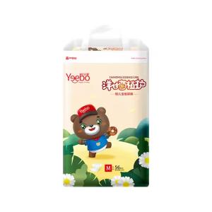 China Yeebo Diaper Leak-Proof Disposable Baby Pull Up Diaper with Double Hot Air Fabric factory